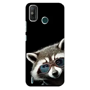 Силіконовий Чохол з Энотами на TECNO Spark GO (2020) (Стильний Єнот)