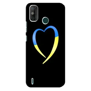 Силиконовый Чехол на TECNO Spark GO (2020) (Я-Украина) (Украинское сердце)