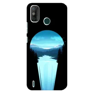 Летний Чехол на TECNO Spark GO (2020) (Синий Водопад)