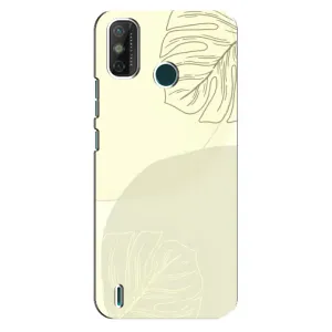 Чехол цветочный дизайн для TECNO Spark GO (2020) (Зелёный фон)