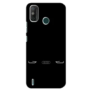 Силиконовый бампер с картинкой машины на TECNO Spark GO (2021) (Силует Audi)