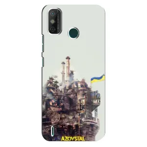 Чехлы на военную тематику для TECNO Spark GO (2021) (Азовсталь)