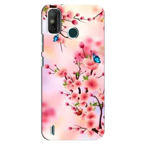 Чохол з картинкою Сакури на TECNO Spark GO (2021) (Метелики на сакурі)