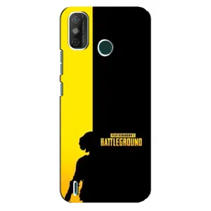 Чохол (TPU) з картинкою "Лого Пабг" на Техно Спарк го (2021) (Battlegrounds)