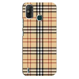 Чехол с Брендами одежды на Техно Спарк го (2021) (Burberry стиль)