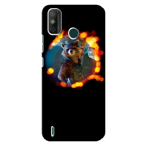 Чехол с рисунком «Енот Ракета» для TECNO Spark GO (2021)