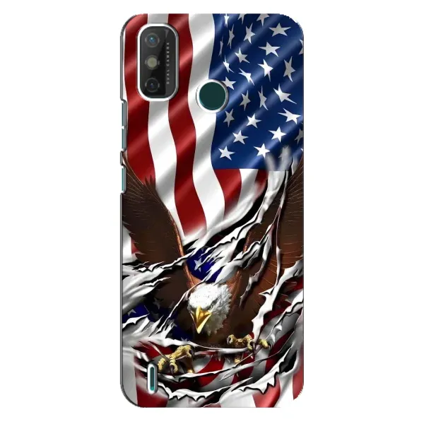 Чехол с рисунком «Флаг USA» для TECNO Spark GO (2021) Чехол с рисунком «Флаг USA» для TECNO Spark GO (2021)