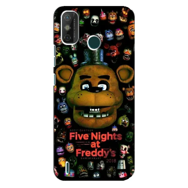 Чехол с рисунком «Freddy» для TECNO Spark GO (2021)
