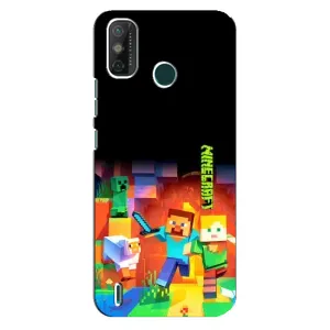 Чохли для TECNO Spark GO (2021) (Персонажі МайнКрафт) (Герой Майнкрафт)