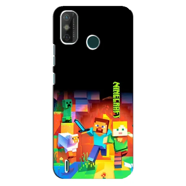 Чехол с рисунком «Герой Майнкрафт» для TECNO Spark GO (2021) Чехол с рисунком «Герой Майнкрафт» для TECNO Spark GO (2021)