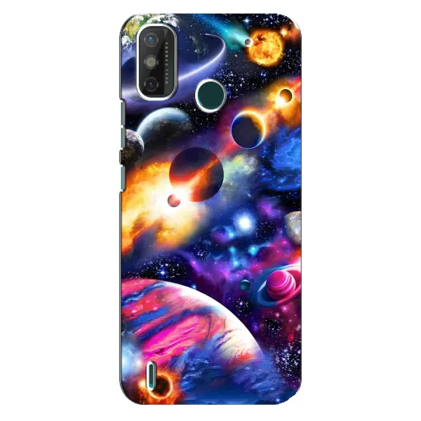 Чехол с рисунком «Космический мир» для TECNO Spark GO (2021)