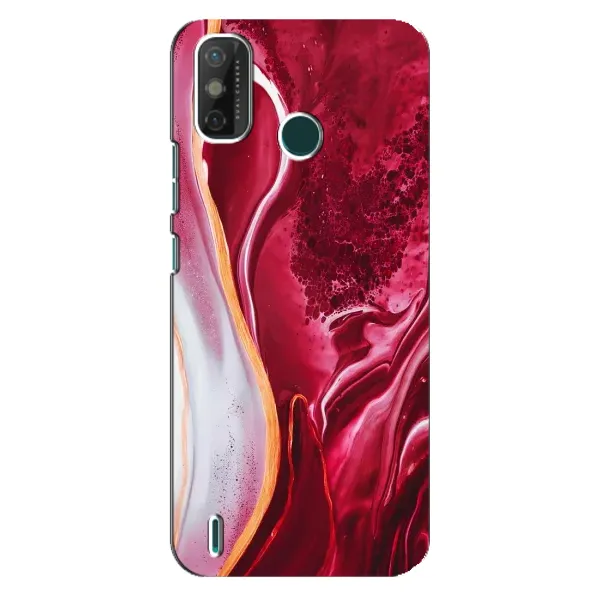 Чехол с рисунком «Красный мрамор» для TECNO Spark GO (2021) Чехол с рисунком «Красный мрамор» для TECNO Spark GO (2021)