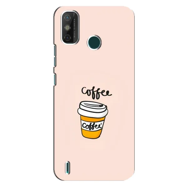 Чехол с рисунком «Кружка кофе» для TECNO Spark GO (2021)