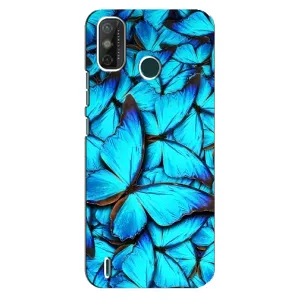 Силиконовый бампер с картинкой животных для TECNO Spark GO (2021) (Крылья бабочек)