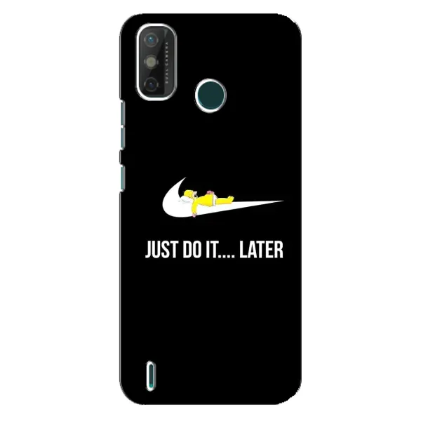 Чехол с рисунком «Later» для TECNO Spark GO (2021)