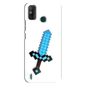 Чохли для TECNO Spark GO (2021) (Персонажі МайнКрафт) (Меч)