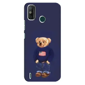 Чехлы Мишка Тедди для Техно Спарк го (2021) (Мишка USA)