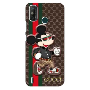 Чехлы Бренд GUCCI для TECNO Spark GO (2021) (Маус Гуччи)