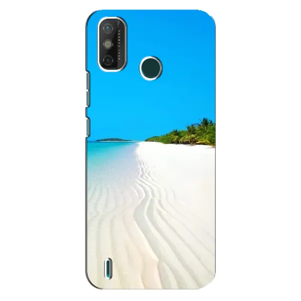 Чехол с рисунком «Море песок» для TECNO Spark GO (2021)