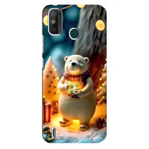 Чехлы на Новый Год TECNO Spark GO (2021) (Новогодний ведмеженок)