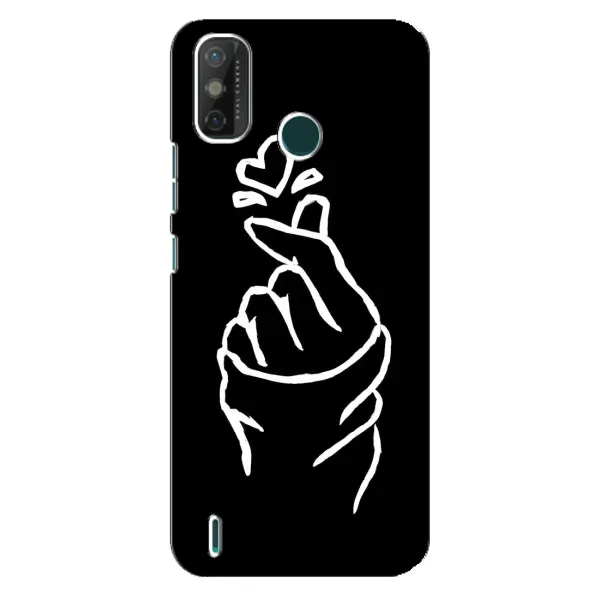 Чехол с рисунком «Сердце на черном» для TECNO Spark GO (2021) Чехол с рисунком «Сердце на черном» для TECNO Spark GO (2021)