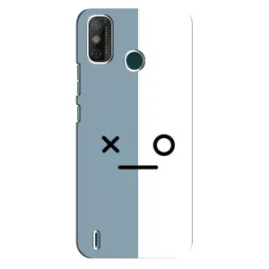 Силиконовые Чехлы (смешные стикеры) для TECNO Spark GO (2021) (Серо-белый)