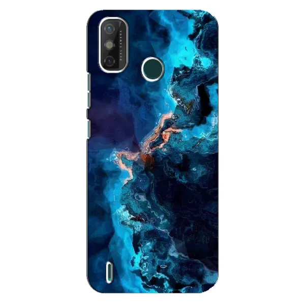 Чехол с рисунком «Синий мрамор» для TECNO Spark GO (2021) Чехол с рисунком «Синий мрамор» для TECNO Spark GO (2021)
