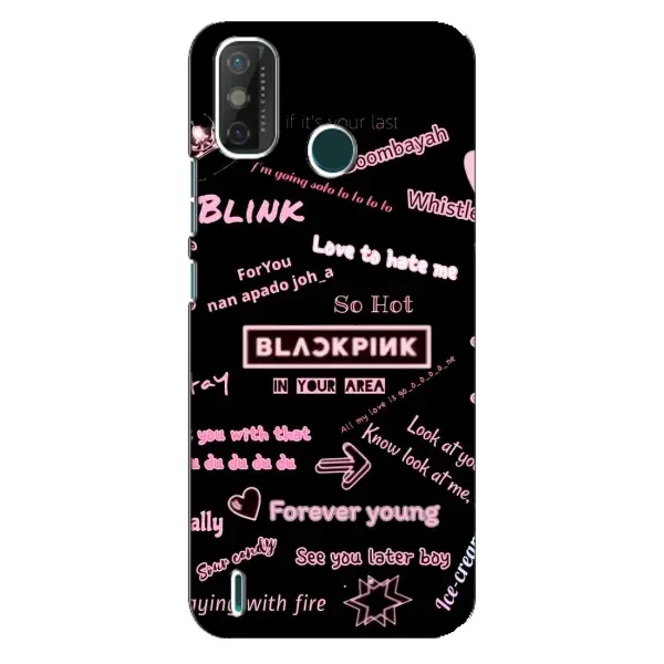 Чехол с рисунком «Стиль блэкпинг» для TECNO Spark GO (2021)