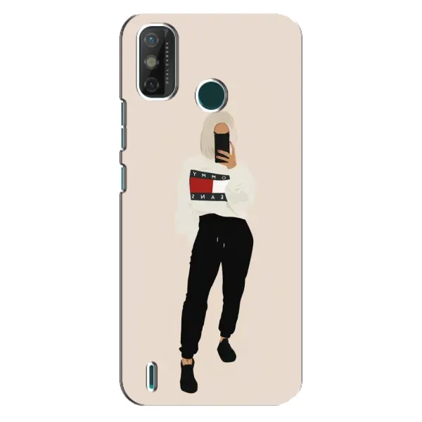 Чехол с рисунком «Стильная» для TECNO Spark GO (2021)