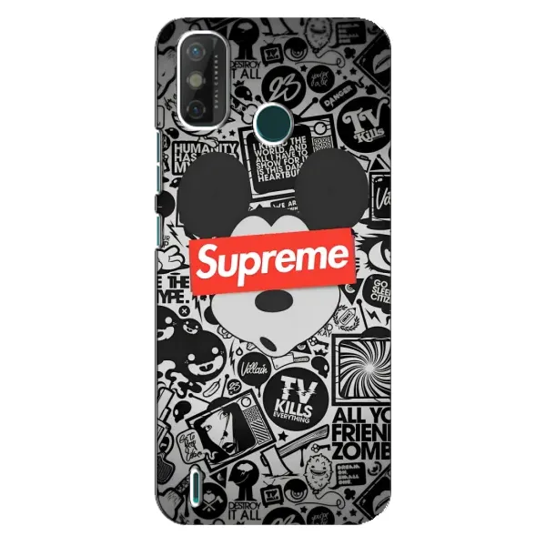 Чехол с рисунком «Supreme Маус» для TECNO Spark GO (2021)