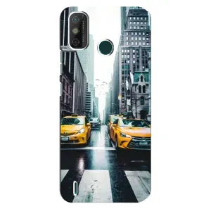 Силиконовый бампер (Работники) на TECNO Spark GO (2021) (Такси)