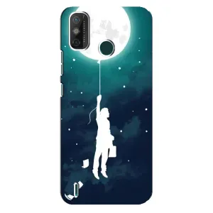 Чехол (ТПУ) с планетами на TECNO Spark GO (2021) (To The moon)