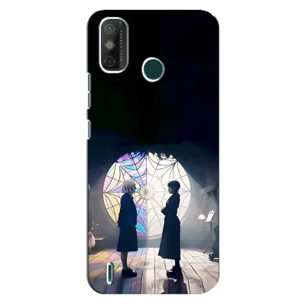 Чехол с рисунком «Уэнсдей и Энди» для TECNO Spark GO (2021) Чехол с рисунком «Уэнсдей и Энди» для TECNO Spark GO (2021)