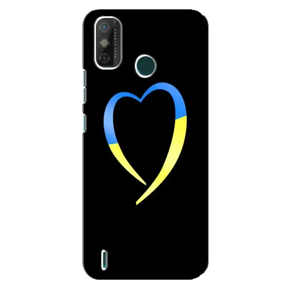 Чехол с рисунком «Украинское сердце» для TECNO Spark GO (2021)