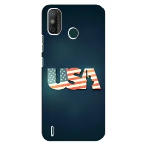 Чехол Флаг USA для TECNO Spark GO (2021) (USA)