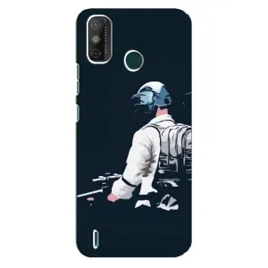 Чохол з картинкою "Герой Pubg" на TECNO Spark GO (2021) (В екіперівці)