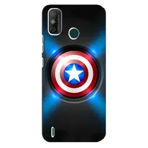 Чохол с Щітом Капітана Америки на TECNO Spark GO (2021) (Яскраий Щит Капітана)