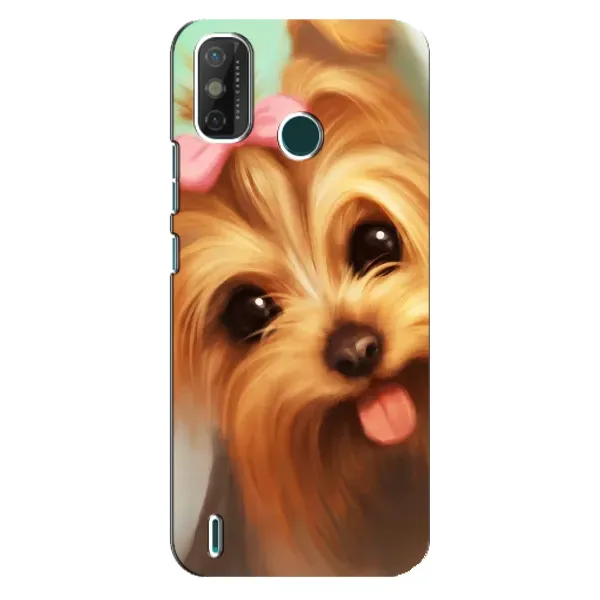 Чехол с рисунком «Йоршенский терьер» для TECNO Spark GO (2021)