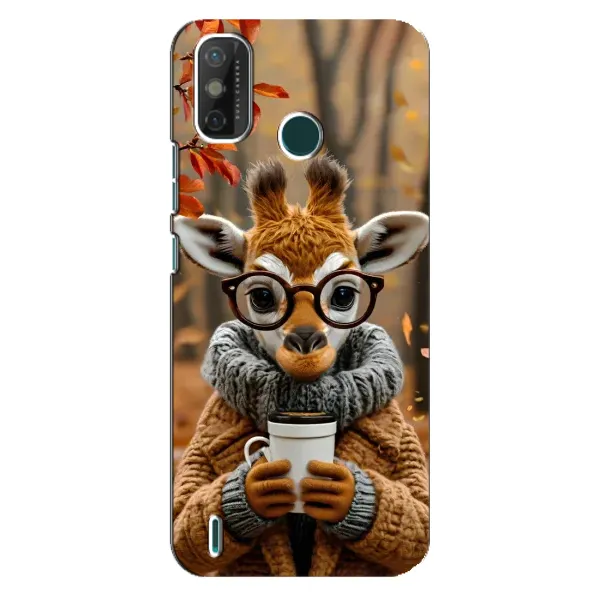 Чехол с рисунком «Жираф с кофе» для TECNO Spark GO (2021) Чехол с рисунком «Жираф с кофе» для TECNO Spark GO (2021)