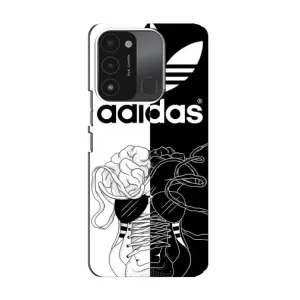 Чехол в стиле "Адидас" для Техно Спарк ГО (2022) (Adidas шнурки)