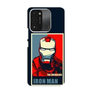 Чехол Супергерой Железный человек на TECNO Spark GO (2022) (Art Iron man)