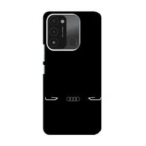 Силиконовый бампер с картинкой машины на TECNO Spark GO (2022) (Силует Audi)