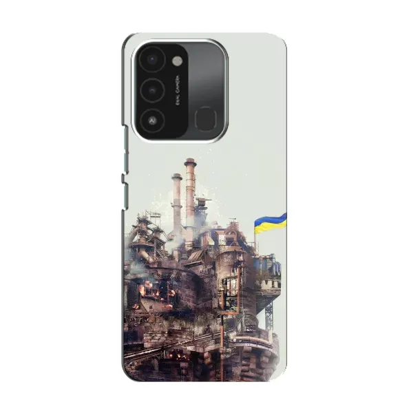 Чехол с рисунком «Азовсталь» для TECNO Spark GO (2022) Чехол с рисунком «Азовсталь» для TECNO Spark GO (2022)