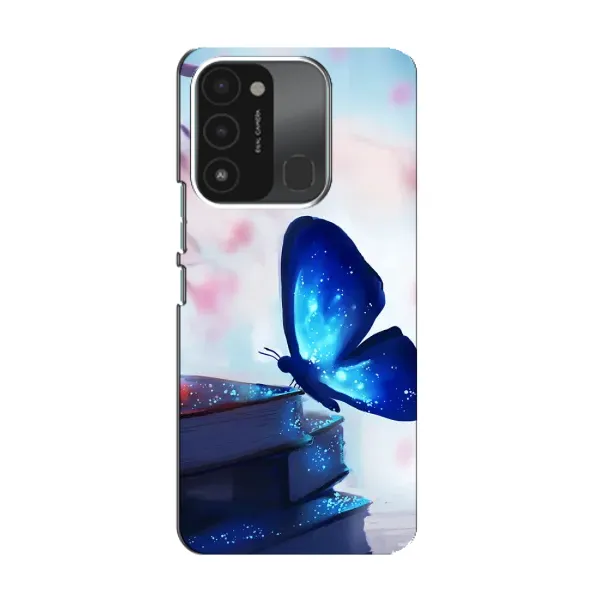 Чехол с рисунком «Бабочка синяя» для TECNO Spark GO (2022) Чехол с рисунком «Бабочка синяя» для TECNO Spark GO (2022)