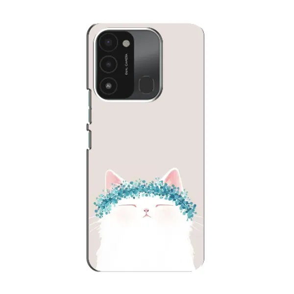 Чехол с рисунком «Белый котик» для TECNO Spark GO (2022) Чехол с рисунком «Белый котик» для TECNO Spark GO (2022)