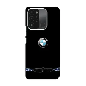 Силиконовый бампер с картинкой машины на TECNO Spark GO (2022) (Черный BMW)