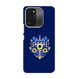 Чохол Укр Символіка для TECNO Spark GO (2022) (Квітучий Герб)