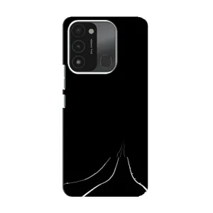 Чохол з картинками на чорному фоні для TECNO Spark GO (2022) (Дорога)