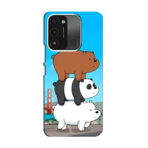 Чехлы с Пандами на TECNO Spark GO (2022) (Друзья)