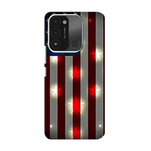 Чехол Флаг USA для TECNO Spark GO (2022) (Флаг США 2)